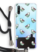 Vogeltjes: Huawei P Smart Pro Transparant Hoesje met koord