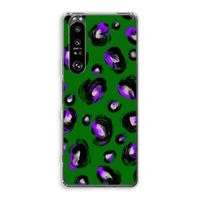 Green Cheetah: Sony Xperia 1 III Transparant Hoesje