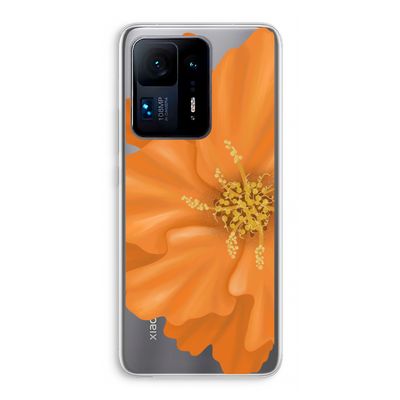 Orange Ellila flower: Xiaomi Mi Mix 4 Transparant Hoesje