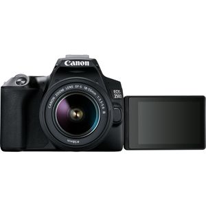Canon EOS 250D + EF-S 18-55mm f/3.5-5.6 III SLR camerakit 24,1 MP CMOS 6000 x 4000 Pixels Zwart