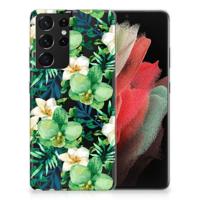 Samsung Galaxy S21 Ultra | TPU Case | Orchidee Groen