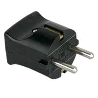 Enzo Randaarde stekker zwart Kopp 6141000