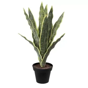 Kunstplant Sanseveria in pot 40cm