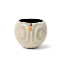 Capi Bloempot Vaas Bol Groove Beige Ø22cm