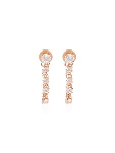 Anita Ko 18kt gold and diamond loop earrings - Or