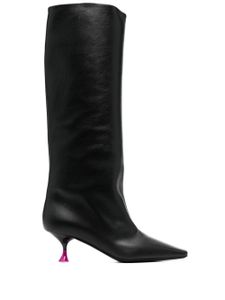 3juin bottes Anita 60 mm en cuir - Noir