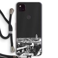 Marrakech Skyline : Pixel 4a 5G Transparant Hoesje met koord