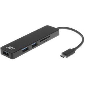 ACT USB-C Hub 3x USB-A, cardreader