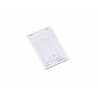 Kassablok Djois Atlanta met kopie (carbon) 142x100mm 50x2vel houtvrij wit | 5 stuks