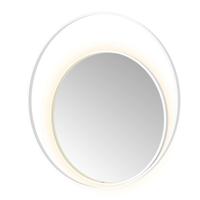Hotbath &MORE Spiegel Round2 direct en indirect LED spiegelverwarming dimbaar met afstandsbediening Mat wit R2X120WH