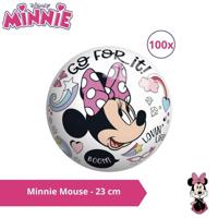 Bal - Voordeelverpakking - Minnie Mouse - 23 cm - 100 stuks - thumbnail