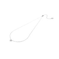 Go Dutch Label Ketting met Klavertje Vier Zilver