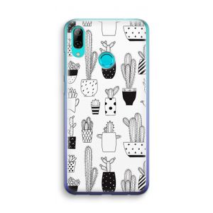 Cactusmotief: Huawei P Smart (2019) Transparant Hoesje