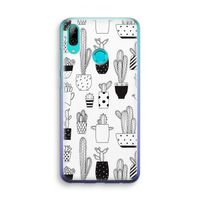 Cactusmotief: Huawei P Smart (2019) Transparant Hoesje
