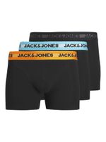 Jack & Jones Jack & Jones Heren Boxershorts Trunks JACHUDSON Bamboe Zwart 3-Pack - thumbnail