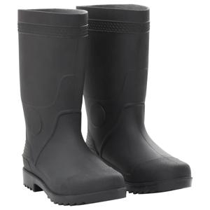 VidaXL Regenlaarzen maat 38 pvc zwart