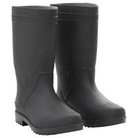 VidaXL Regenlaarzen maat 38 pvc zwart