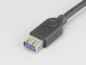 Akasa USB 3.0 cable Ext USB-kabel 1,5 m Zwart