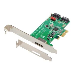 Dawicontrol DC-610E RAID 3 poorten PCI Express kaart