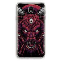 Hell Hound and Serpents: Samsung Galaxy J7 (2017) Transparant Hoesje - thumbnail