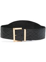 CHANEL Pre-Owned ceinture matelassée à losanges - Noir - thumbnail