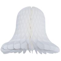 Kerstklokken lampionnen - wit - 30 x 30 cm - Kerstversiering - Papier Kerstklokken lampionnen - wit - 30 x 30 cm - Kerstversiering - Papier