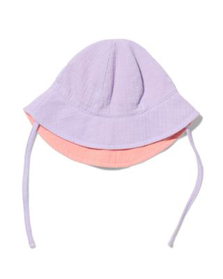 HEMA Baby Zonnehoed Mousseline Lila (lila)