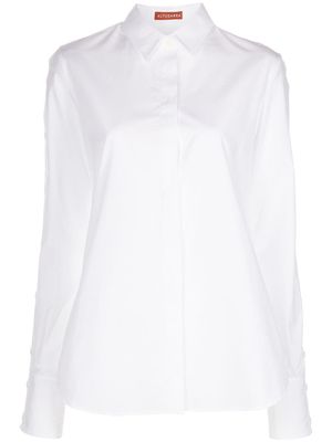 Altuzarra chemise Scottie à manches longues - Blanc