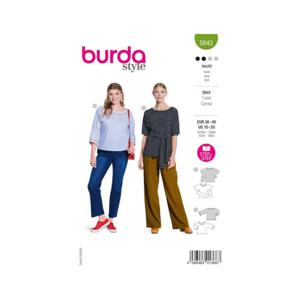 Burda nr.5843 maat 36-46