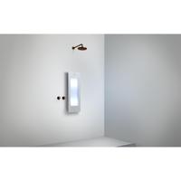 Sunshower Round Small Plus infrarood en UV licht opbouw incl. wandbeugel 95x33x12cm White S0600-S0101-SML0700