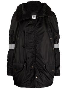 MM6 Maison Margiela veste bomber oversize 6 à capuche - Noir