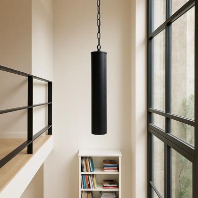 Hanglamp Tube XXL Antiek Zwart Ø7,5cm