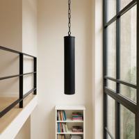 Hanglamp Tube XXL Antiek Zwart Ø7,5cm Hanglamp Tube XXL Antiek Zwart Ø7,5cm