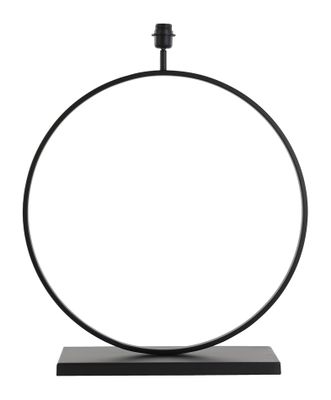 Light & Living Tafellamp 'Liva' 74cm, kleur Mat Zwart (excl. kap)