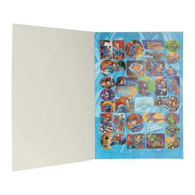 Boek Specials Nederland BV Warner bros color kleurboek superman met stickers