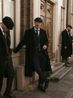1920's Overjas Lang Zwart | Peaky Blinders