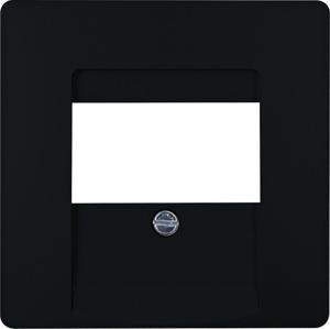 Kopp HK05 mat zwart afdekplaat USB - 4621670