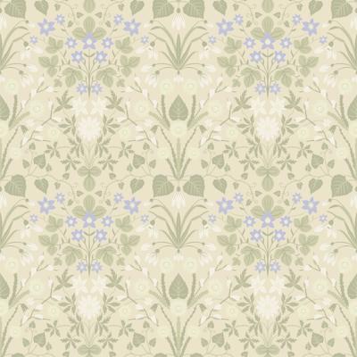 Dutch Wallcoverings Langenas - Varblommor - Beige