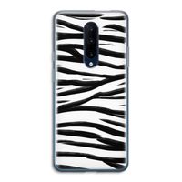 Zebra pattern: OnePlus 7 Pro Transparant Hoesje