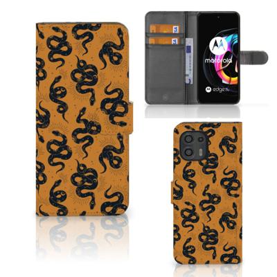 Telefoonhoesje | Met pasjeshouder | voor Motorola Edge 20 Lite Snakes