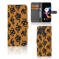 Telefoonhoesje | Met pasjeshouder | voor Motorola Edge 20 Lite Snakes