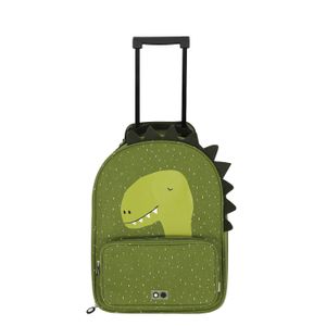 Trixie Mr. Dino Reistrolley green Zachte koffer