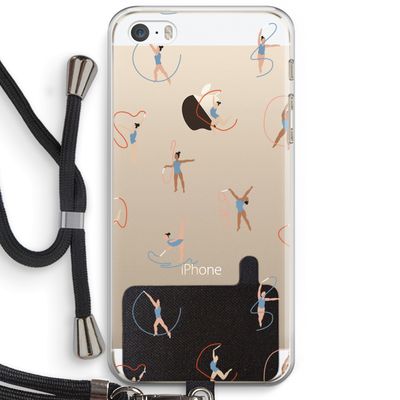 Dancing #3: iPhone 5 / 5S / SE Transparant Hoesje met koord