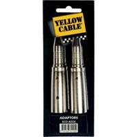 Yellow Cable AD24 6.3 mm TRS Jack female - XLR male verloopplug (2 stuks)