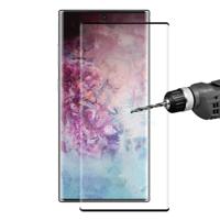 ENKAY Hat-Prins 0.26 mm 9H 3D explosieveilige Full Screen gebogen warmte buigen gehard glas film voor Galaxy Note10 (zwart)