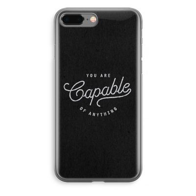 Capable: iPhone 8 Plus Transparant Hoesje