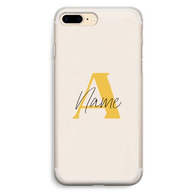 Amber Script: iPhone 7 Plus Transparant Hoesje
