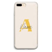 Amber Script: iPhone 7 Plus Transparant Hoesje
