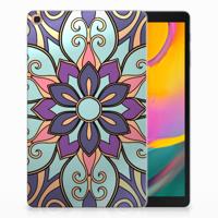 Samsung Galaxy Tab A 10.1 (2019) | Siliconen hoesje | Purple Flower