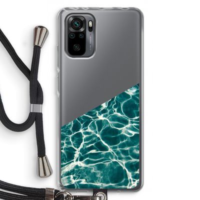 Weerkaatsing water: Xiaomi Redmi Note 10 Pro Transparant Hoesje met koord